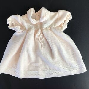 Vintage German 70’s Knit Infant Dress